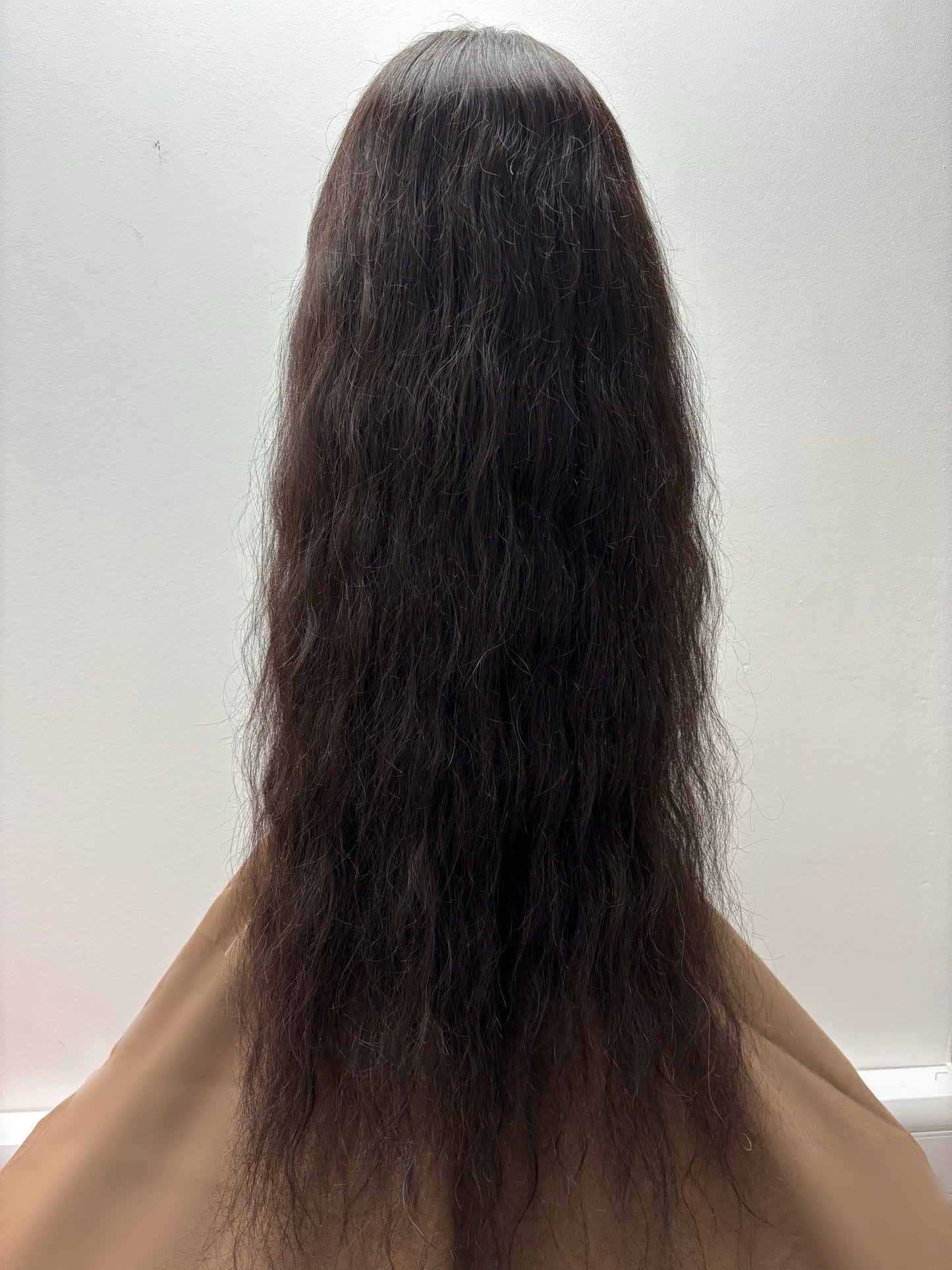 Brown Human Hair Wig #1
