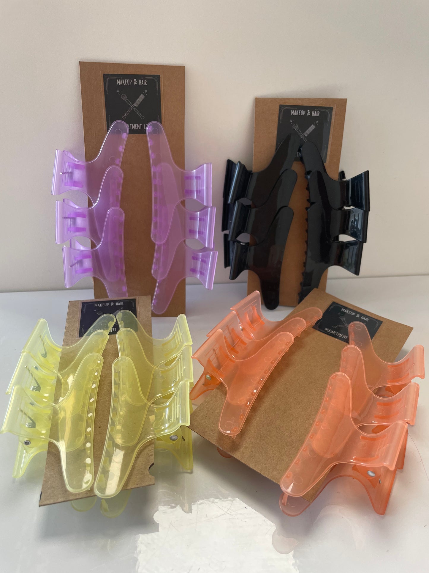 Hairdressing butterfly clips