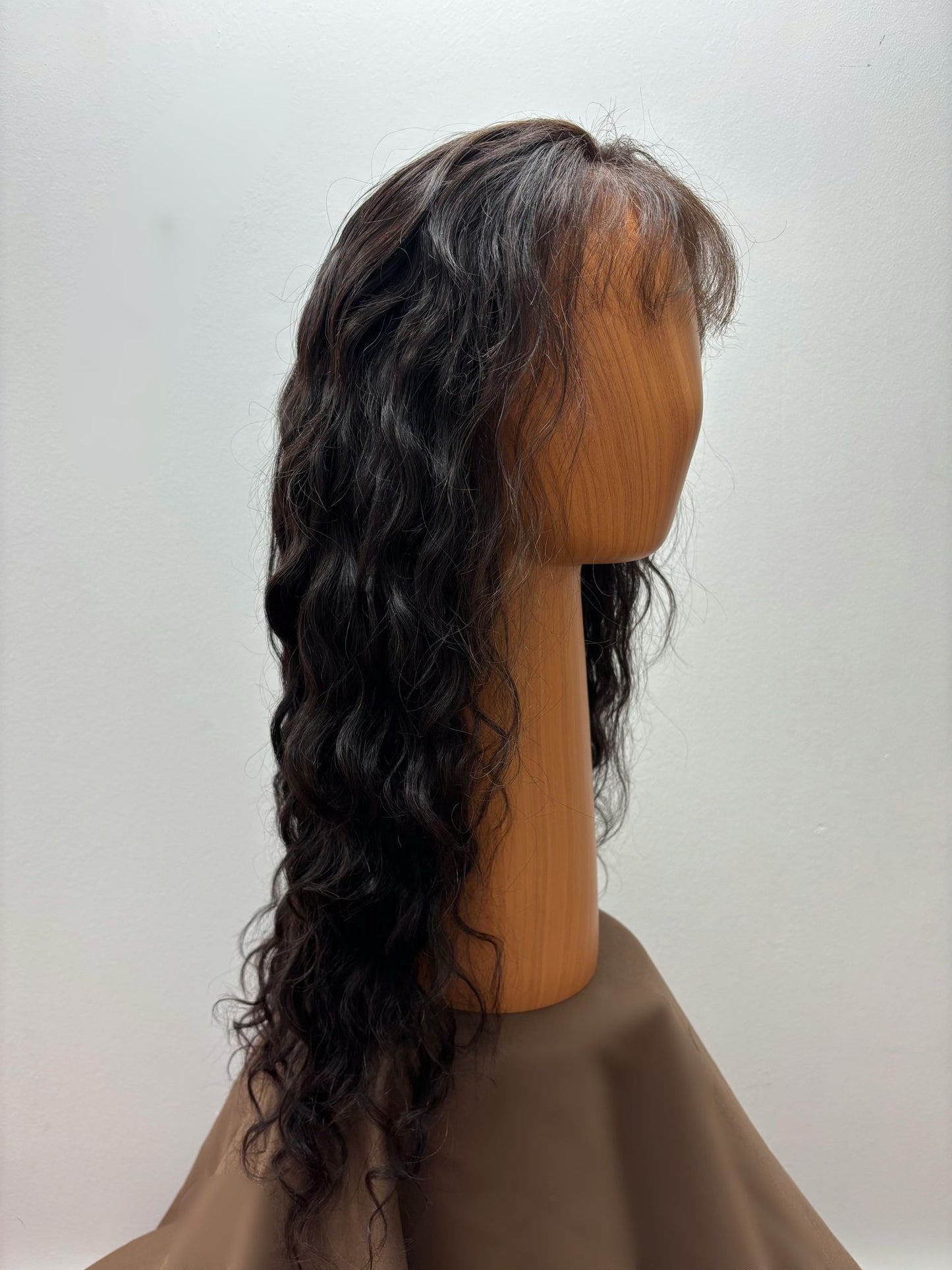 Dark Brown Human Hair Wig #12