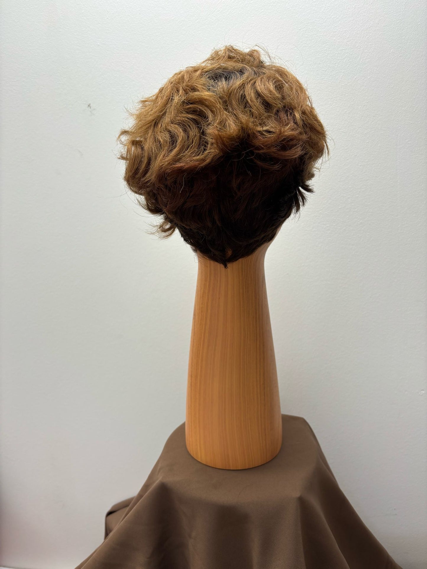 Brown Human Hair Wig #18