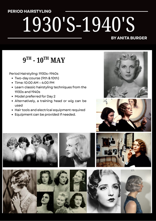 1930's - 1940's Period Hairstyling Course