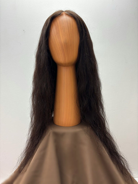 Brown Human Hair Wig #1