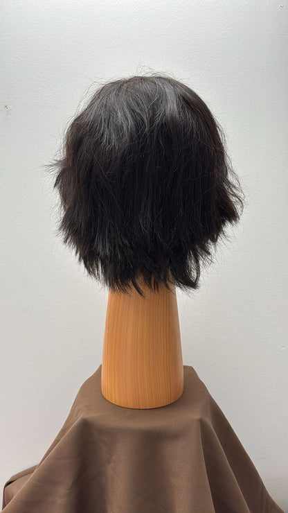Black Human Hair Wig #17