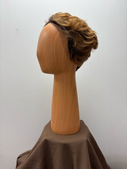 Brown Human Hair Wig #18