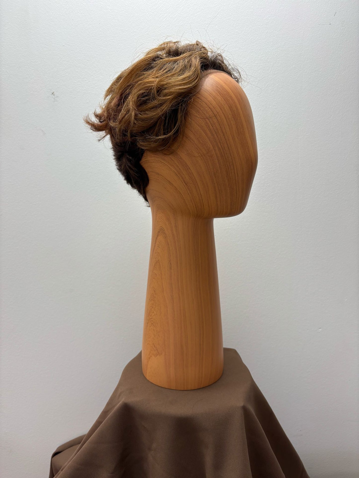 Brown Human Hair Wig #18