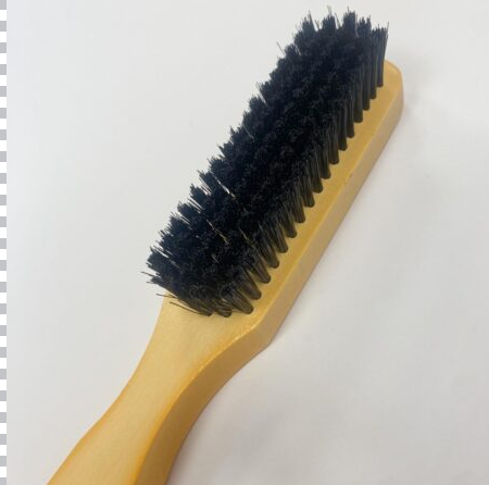 Short Soft Bristle Barbering Brush