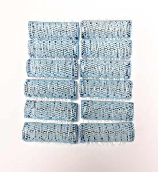 Wire Spring Mesh Covered Hair Rollers