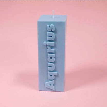 Zodiac Pillar Candle