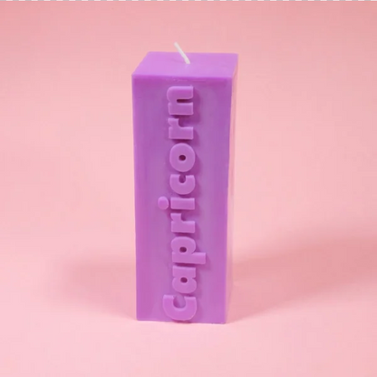Zodiac Pillar Candle