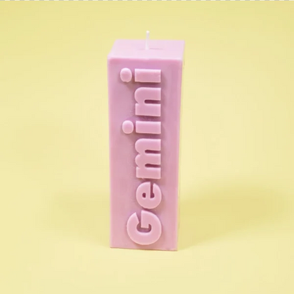 Zodiac Pillar Candle