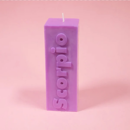 Zodiac Pillar Candle