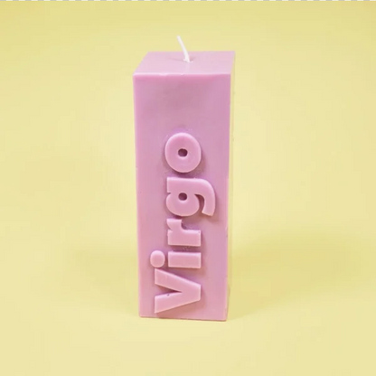 Zodiac Pillar Candle
